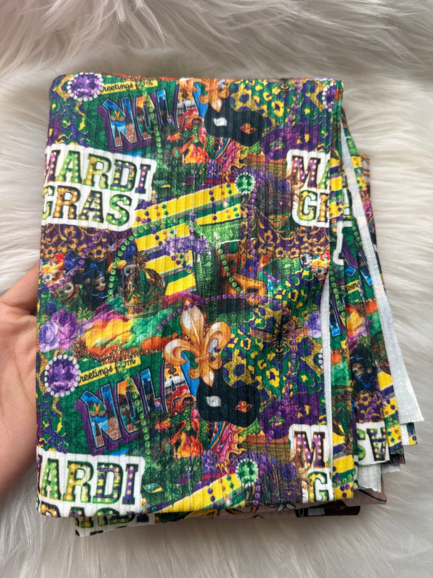 Madi gras skinny yard