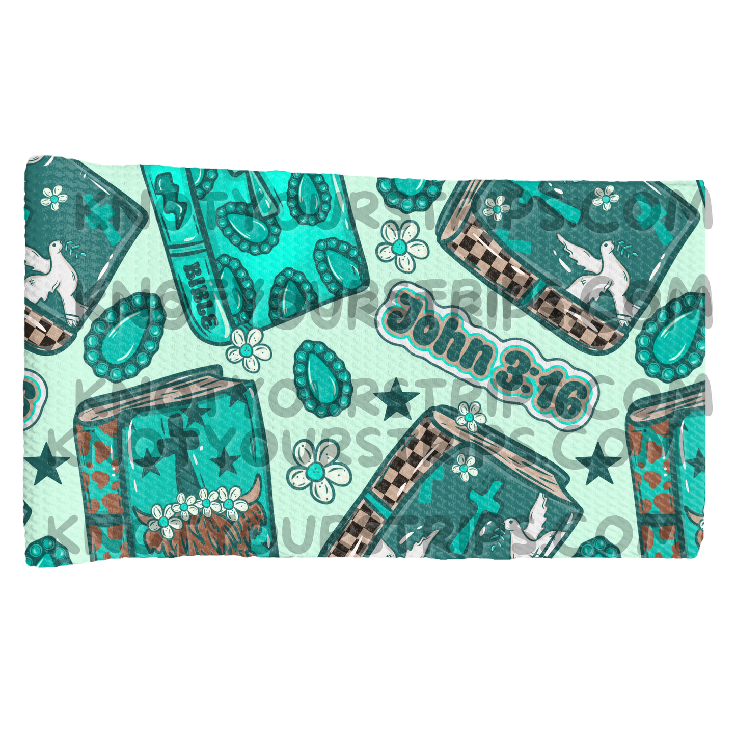 Turquoise and bibles