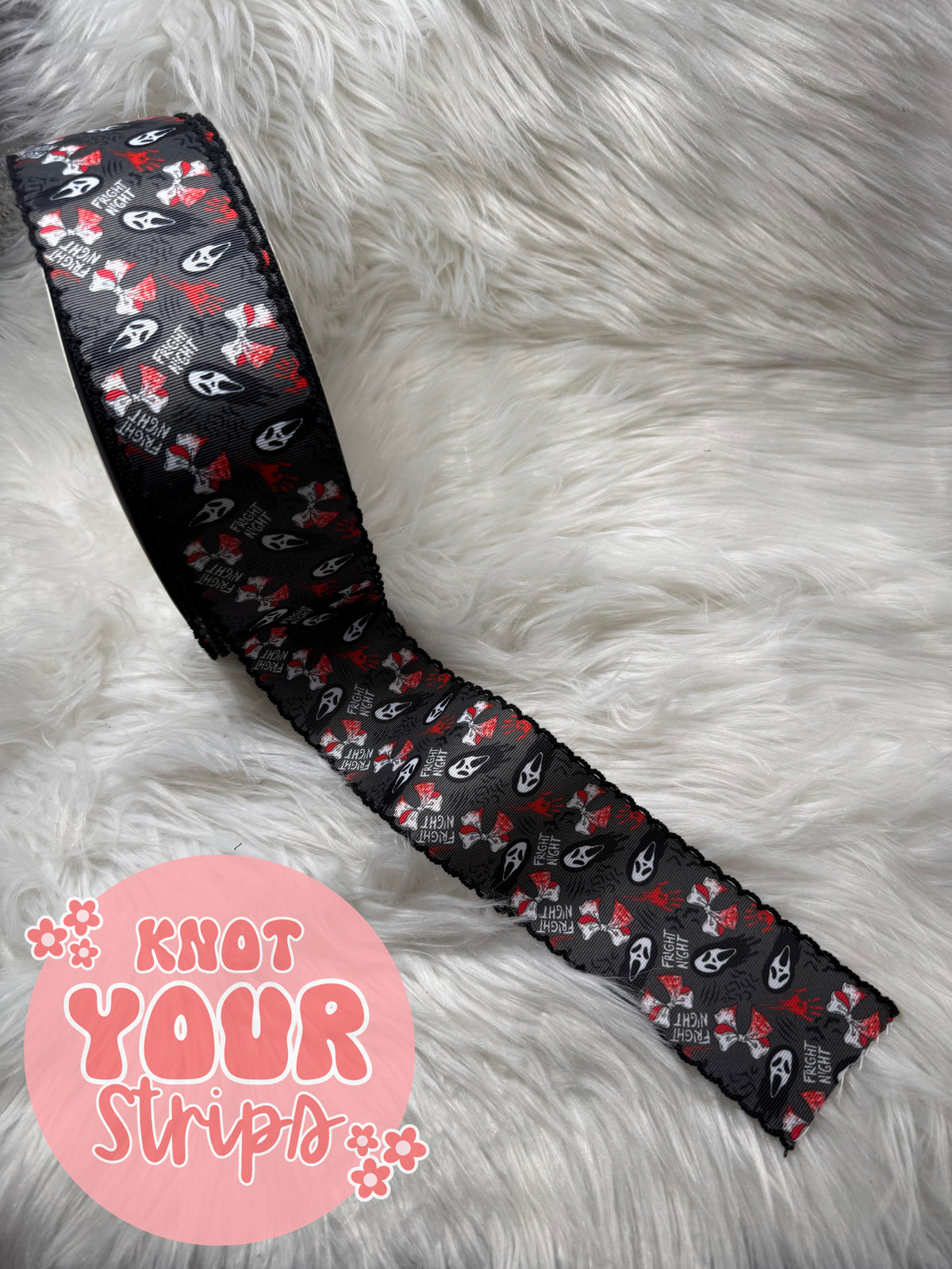 2.5 inch scream coquette bows moonstich ribbon| Ribbon | Sold by the yard |