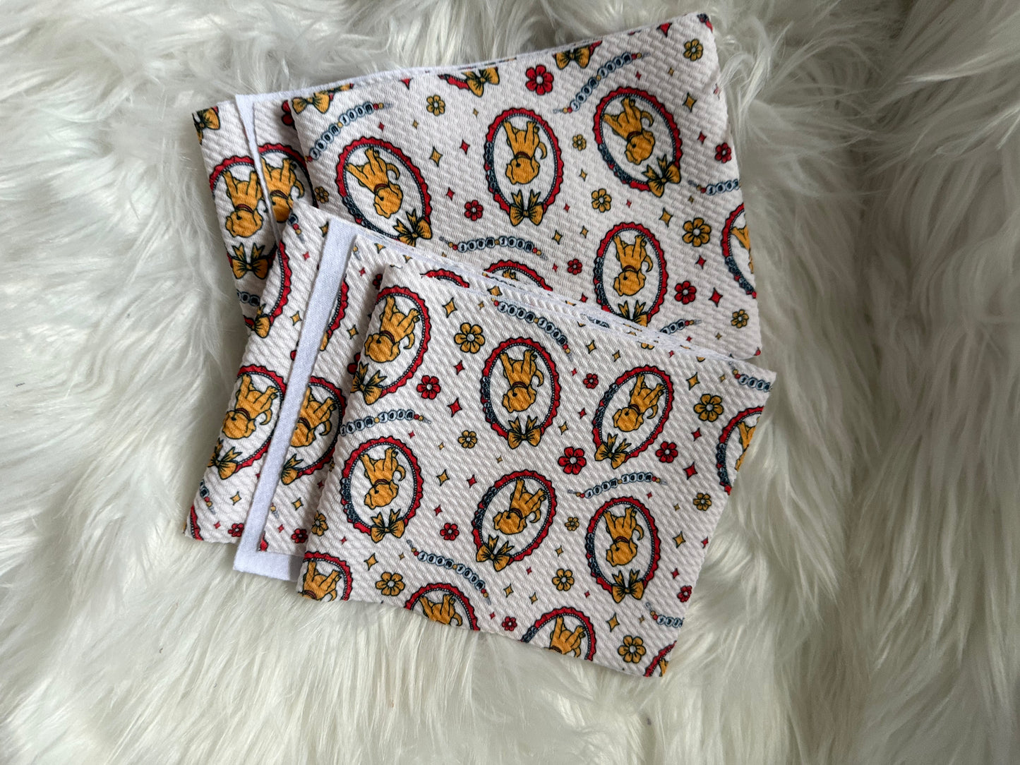 Golden dog frames Bullet strip