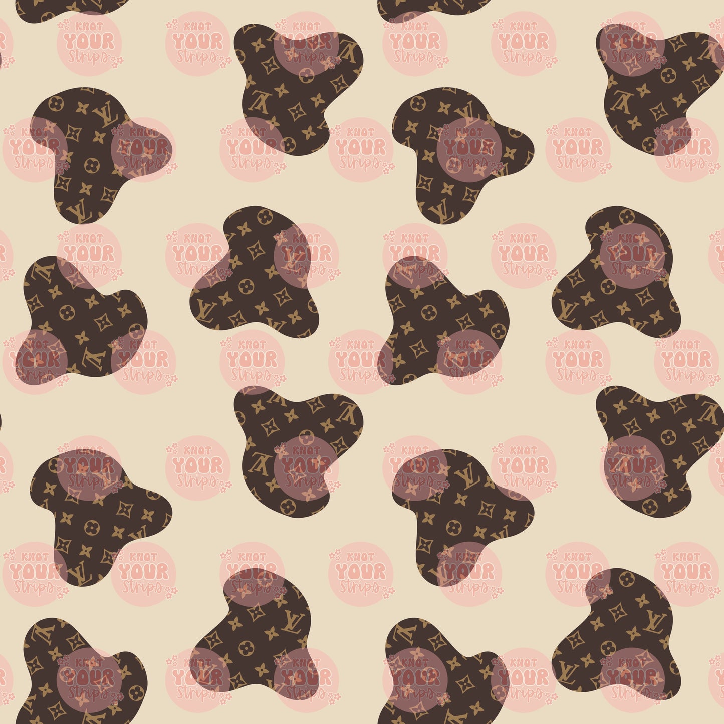 Boujee cowprint seamless file