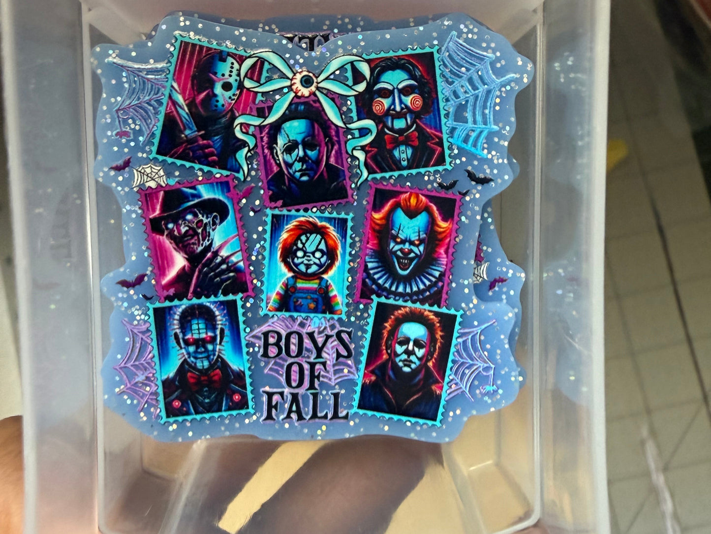 Boys of fall acrylic flat back