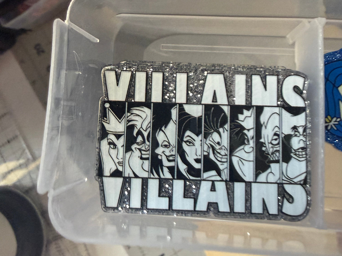Villains acrylic flat back