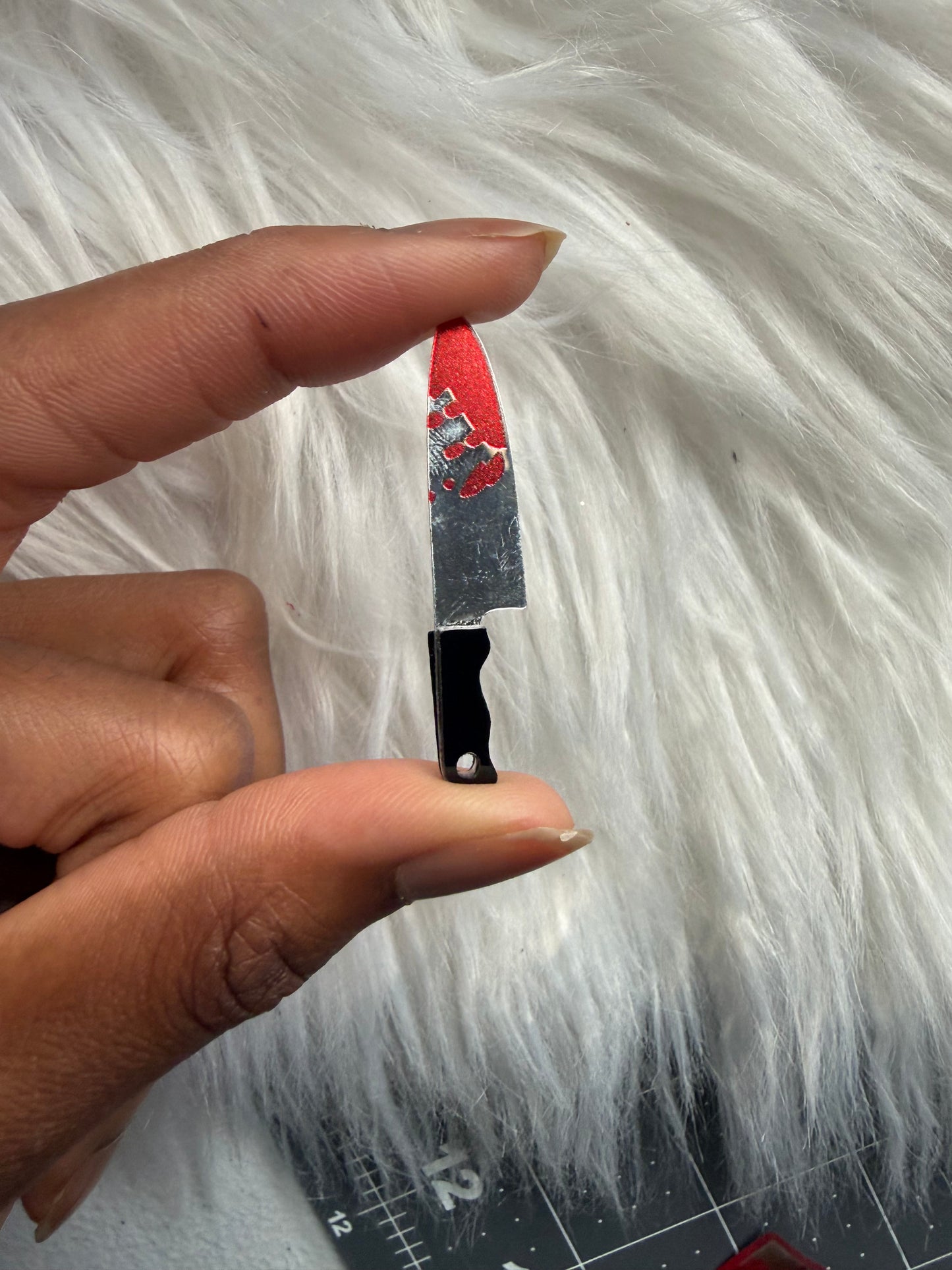 Bloody kitchen knife bow accessories