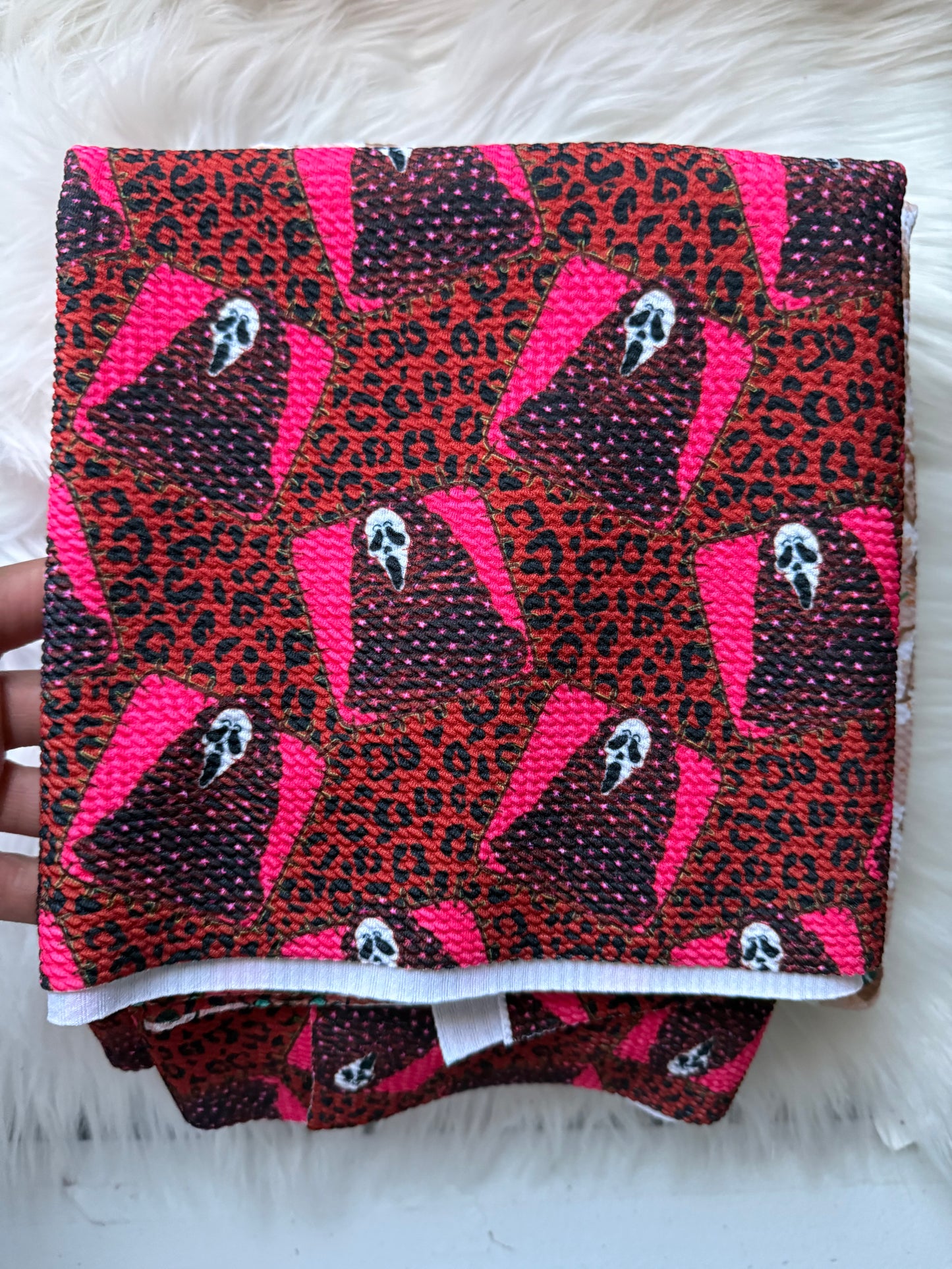 Scream cheetah bullet half yard