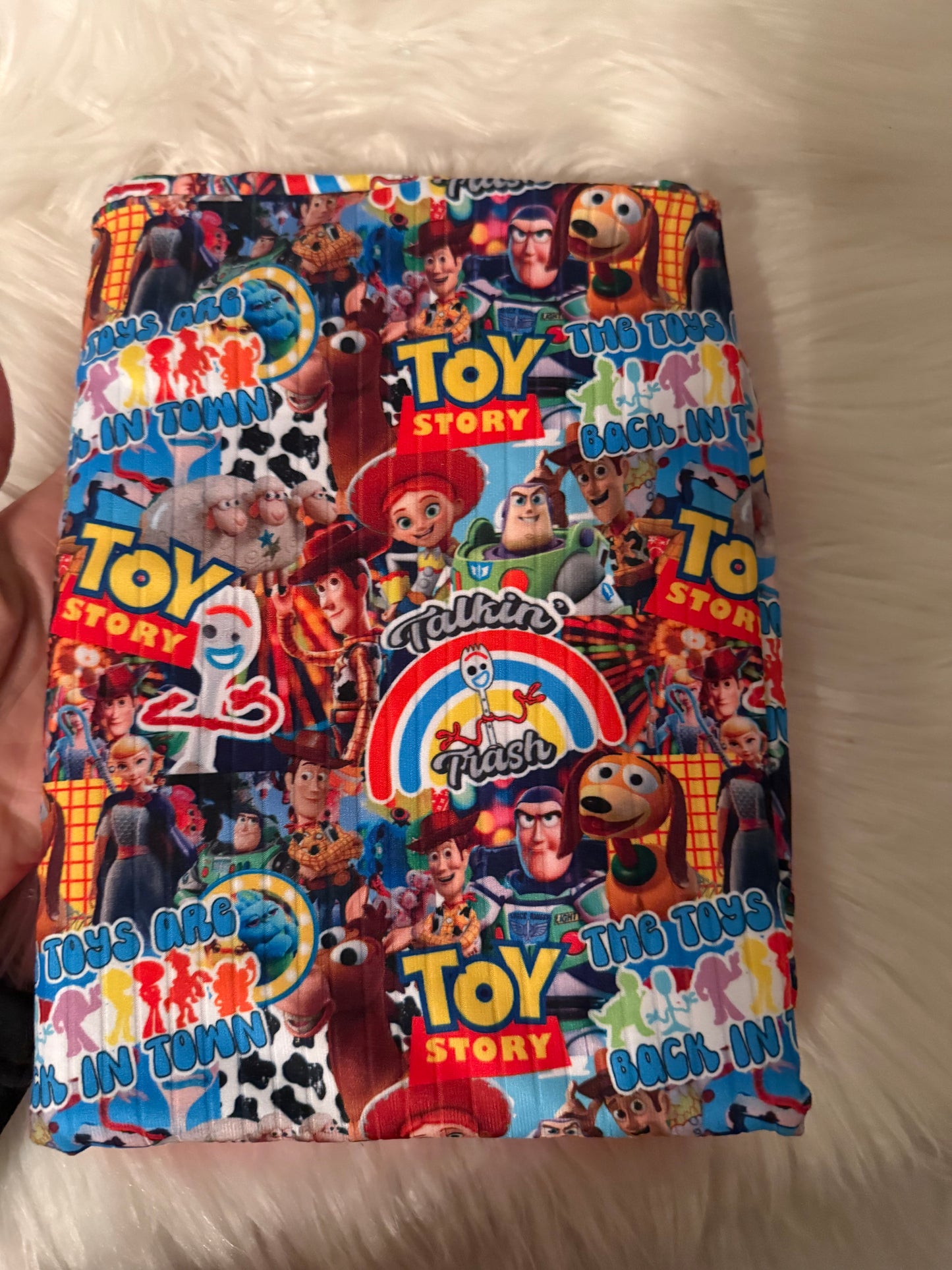 Toystory collage Brushed ribknit