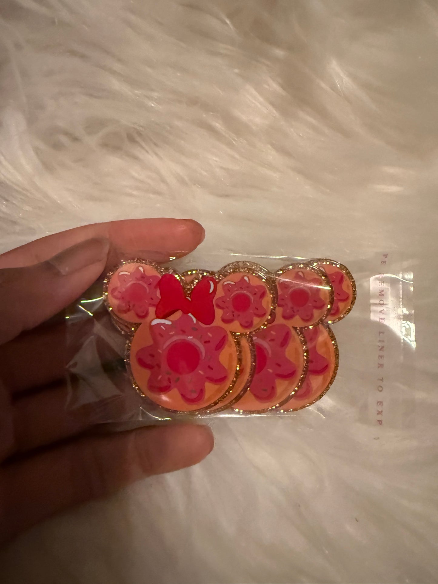Mickey Mouse ears acrylic flat back