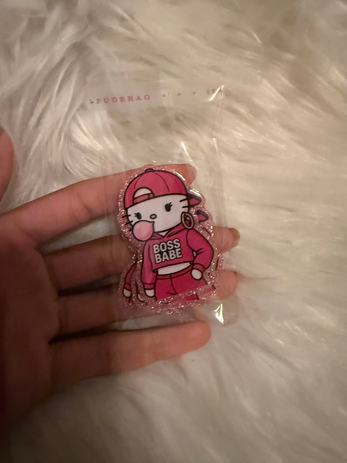 Bossbabe hk acrylic flat back