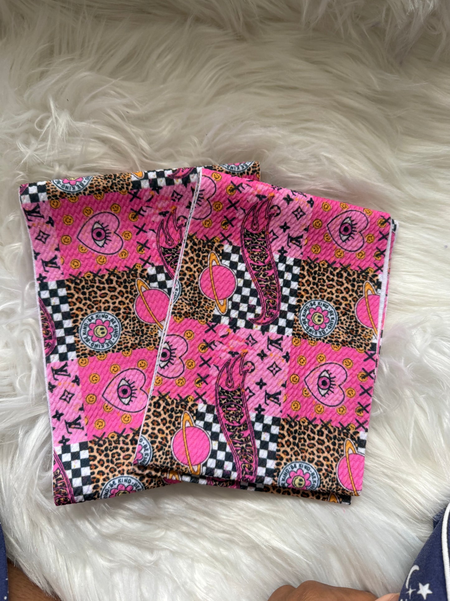 Pink hot wheels patchwork Bullet strip