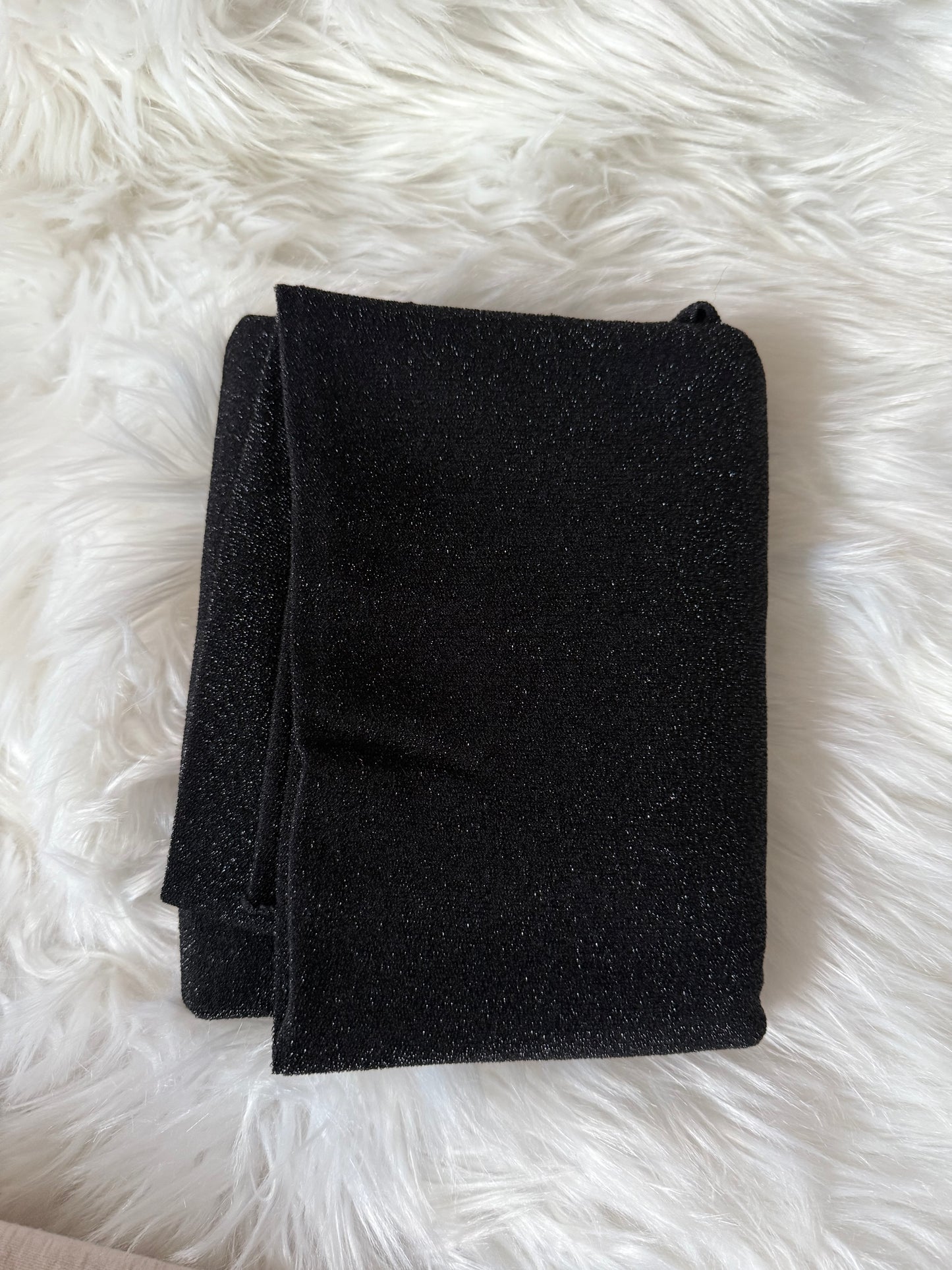Black shimmer spandex