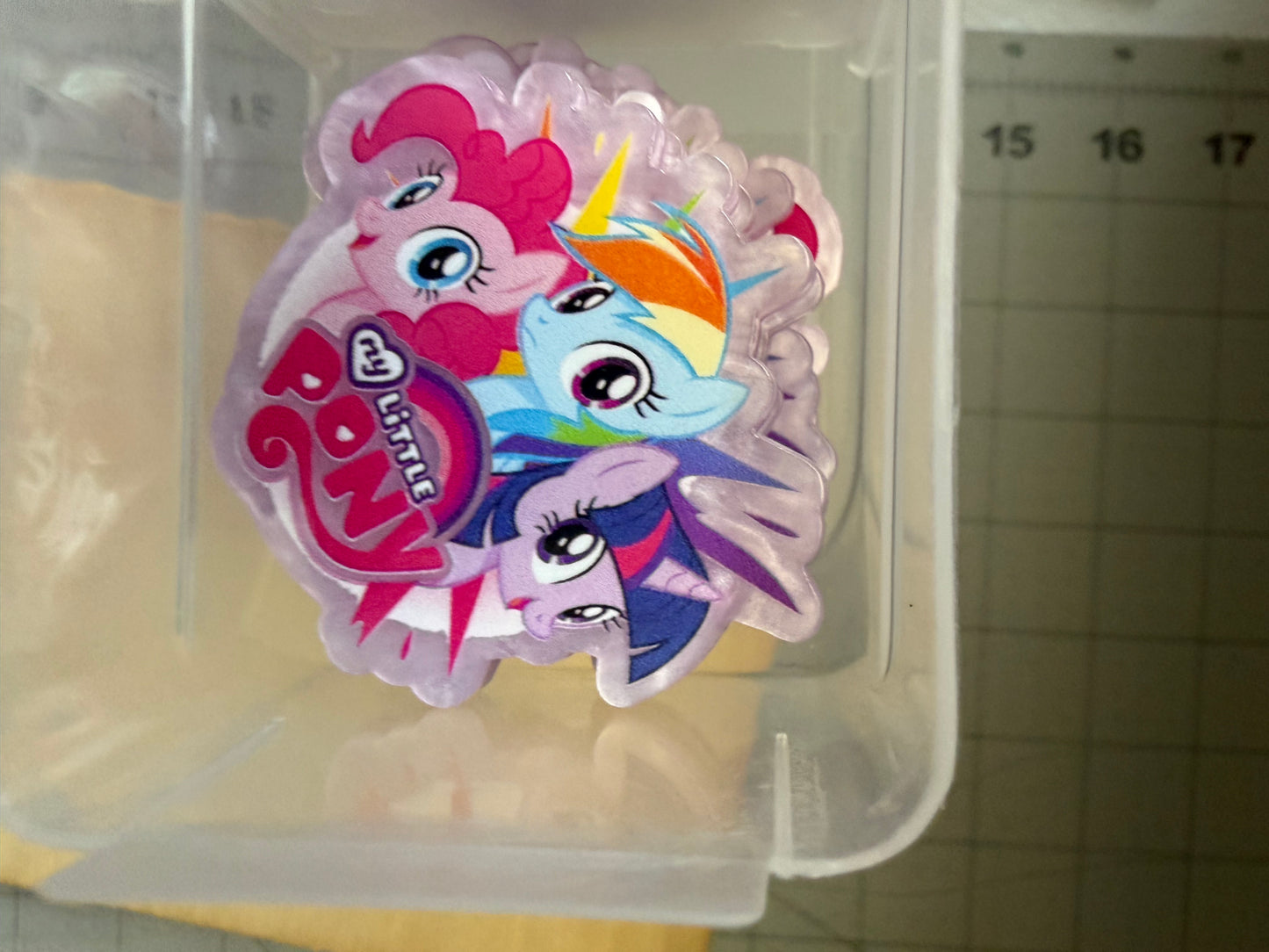 My little pony acrylic flat back