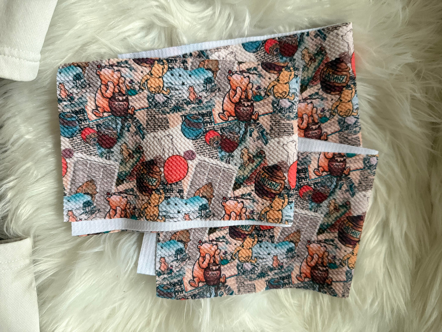 Pooh bear pink ballon Bullet strip