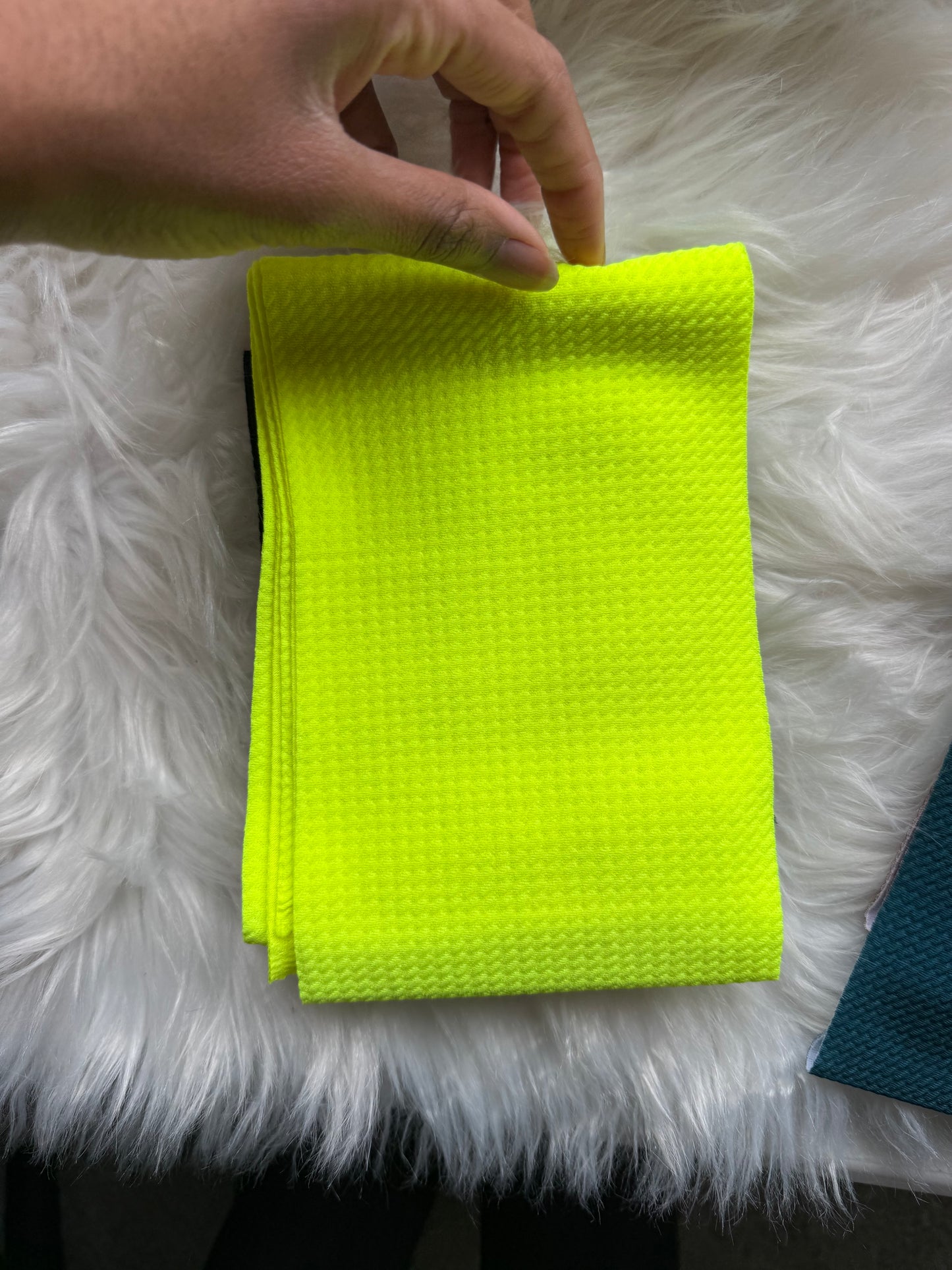 Neon yellow solid strip