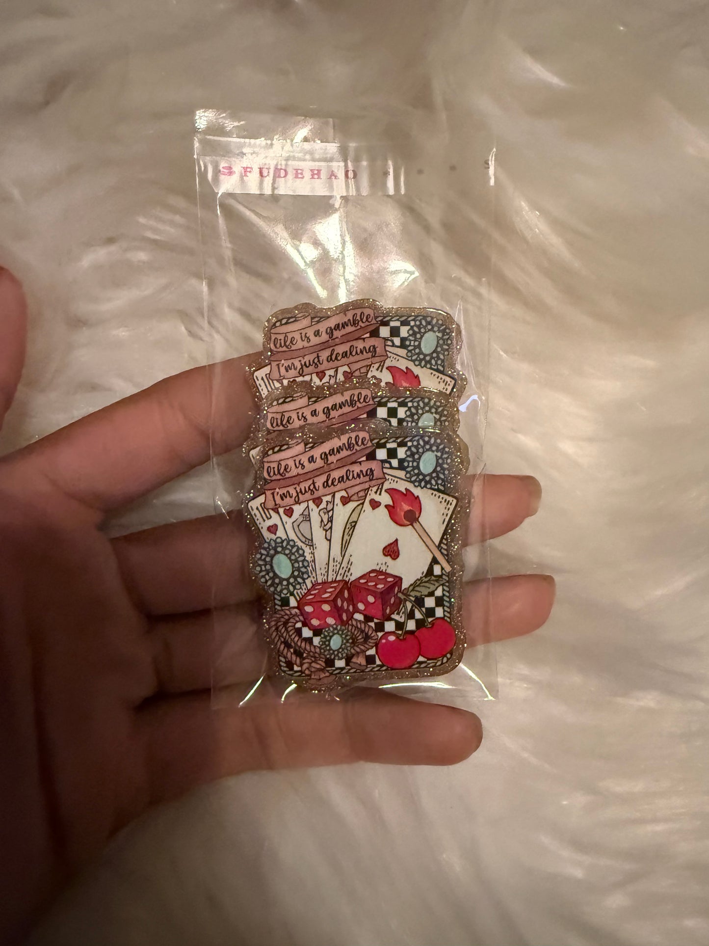 Oofed a gamble I’m just dealing acrylic flat back
