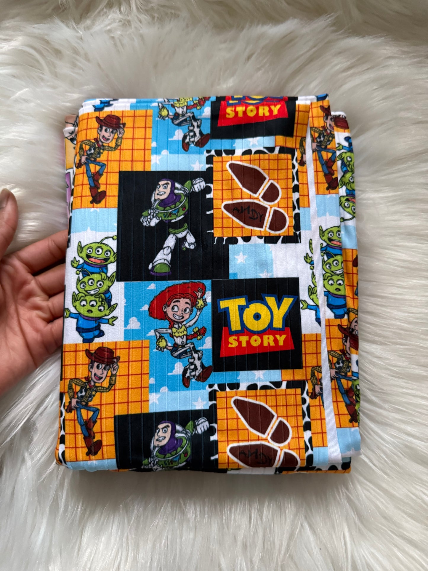 Toy Story patchwork Brushed ribknit
