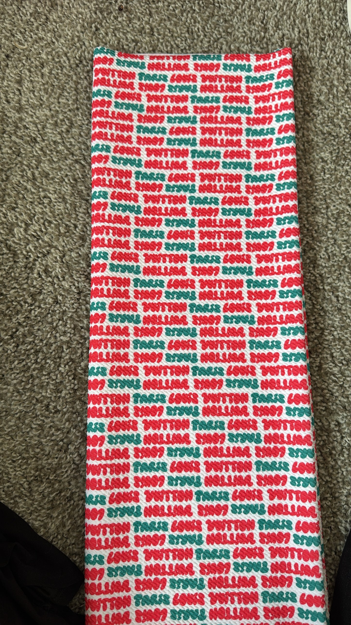 Red white green and boujee 5xwof strip