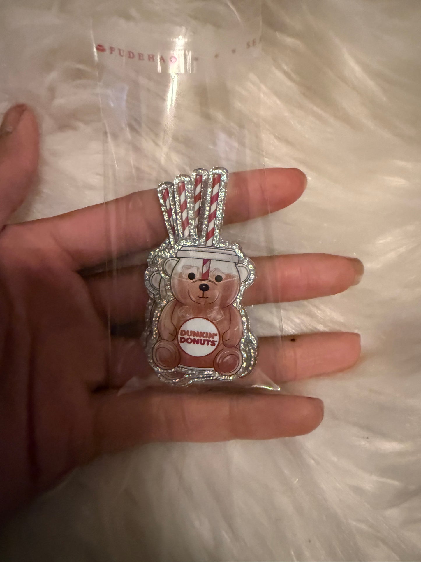 Dunkin doughnuts acrylic flat back