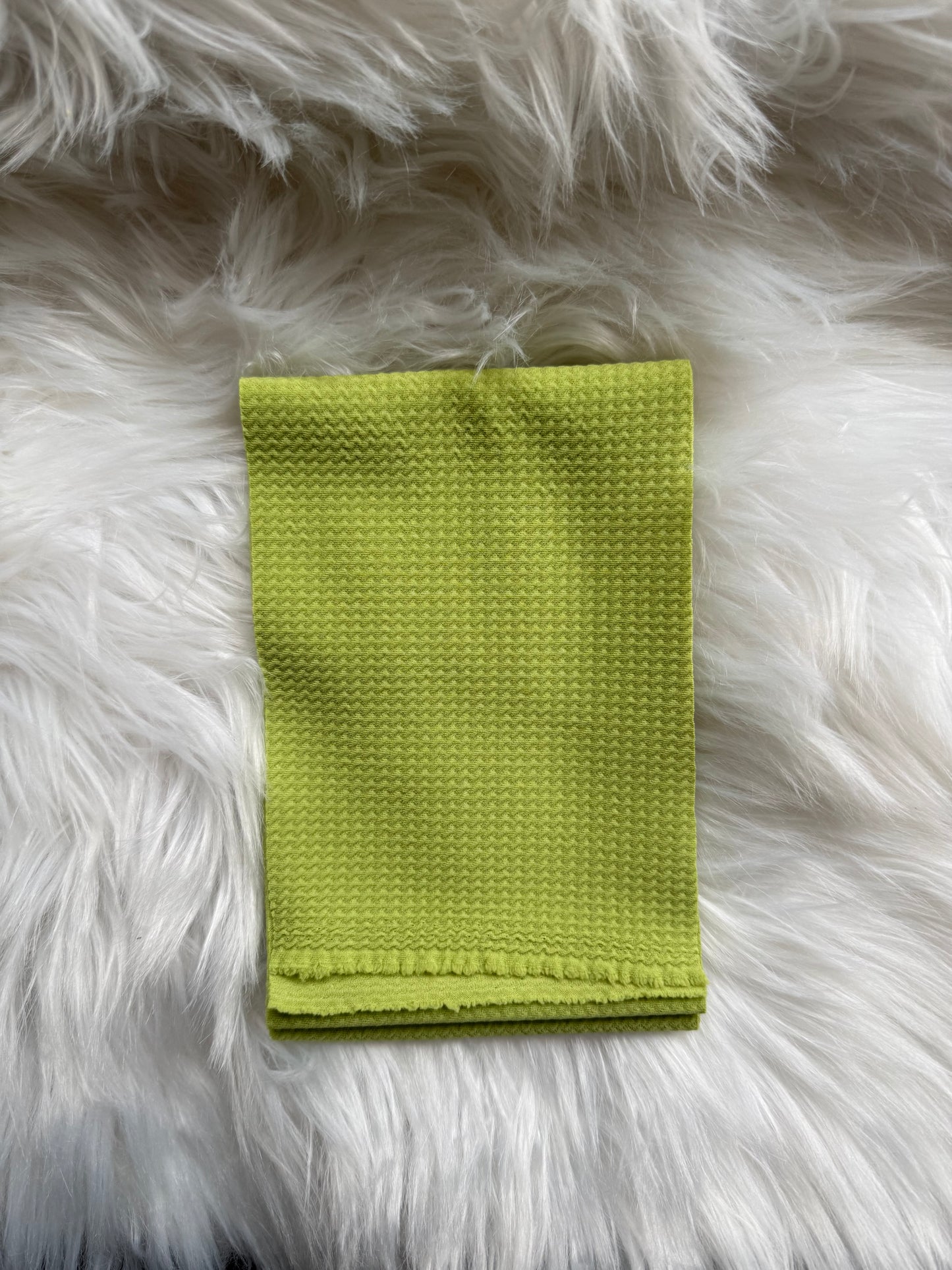 Avacado green solid strip