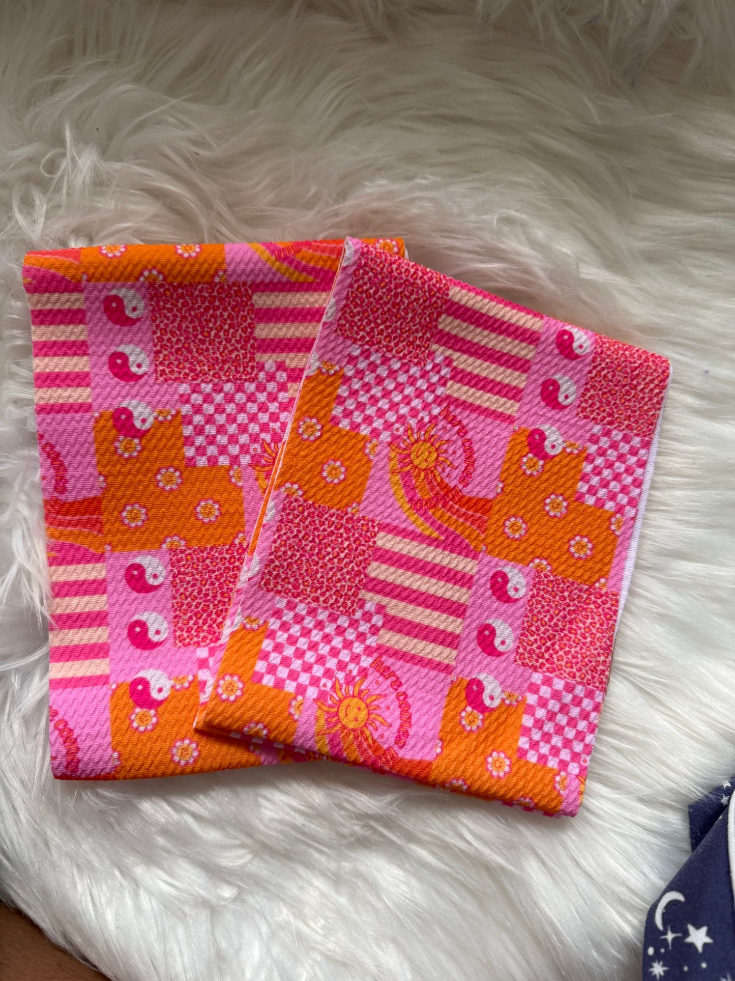 Groovy patchwork Bullet strip