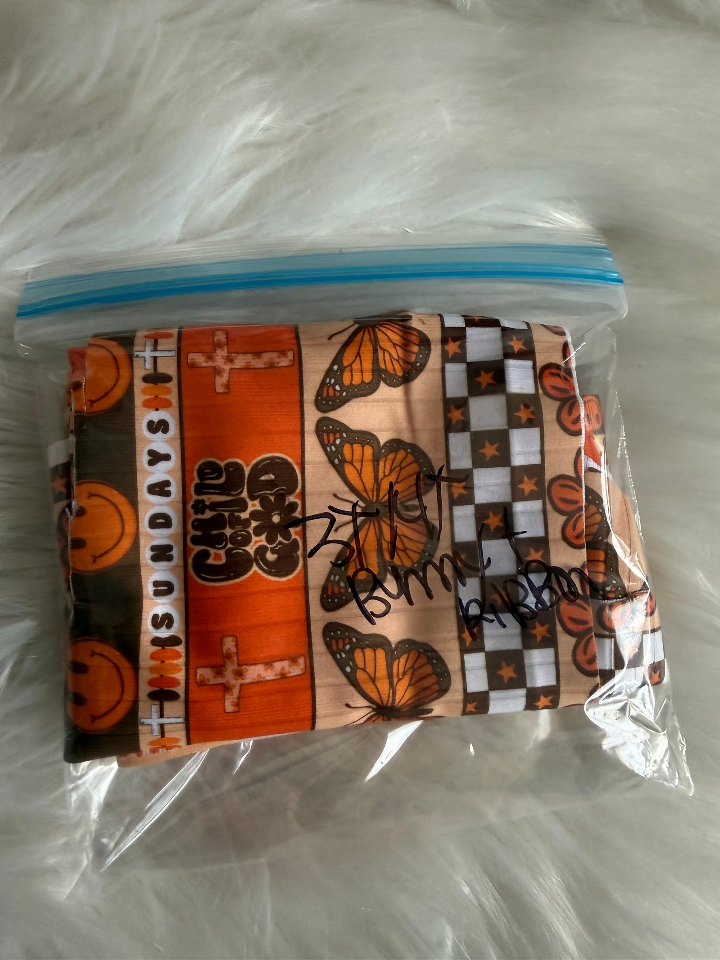 3t/4t Child of god Precut bummy+ ribbon set