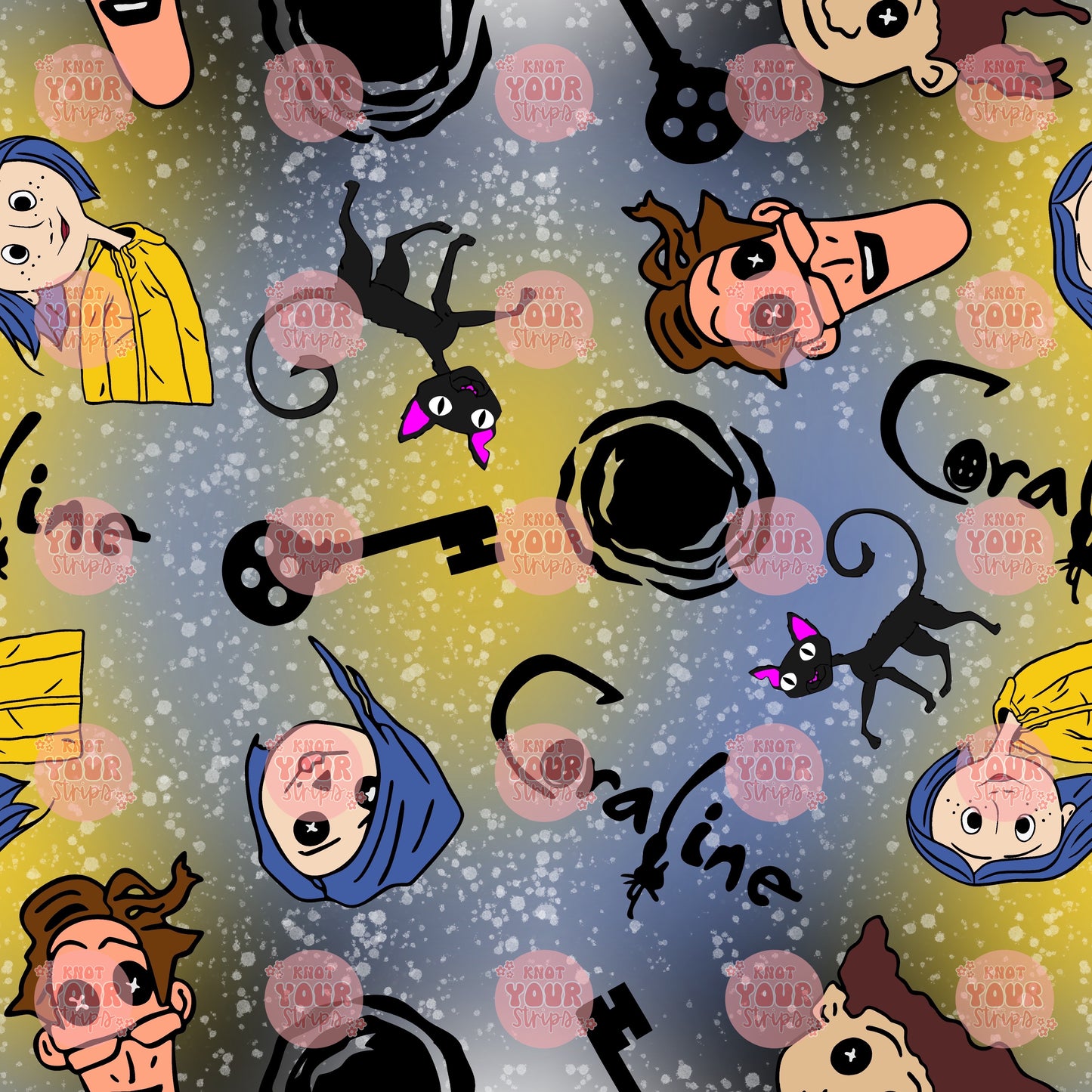 Coraline ombre Seamless files