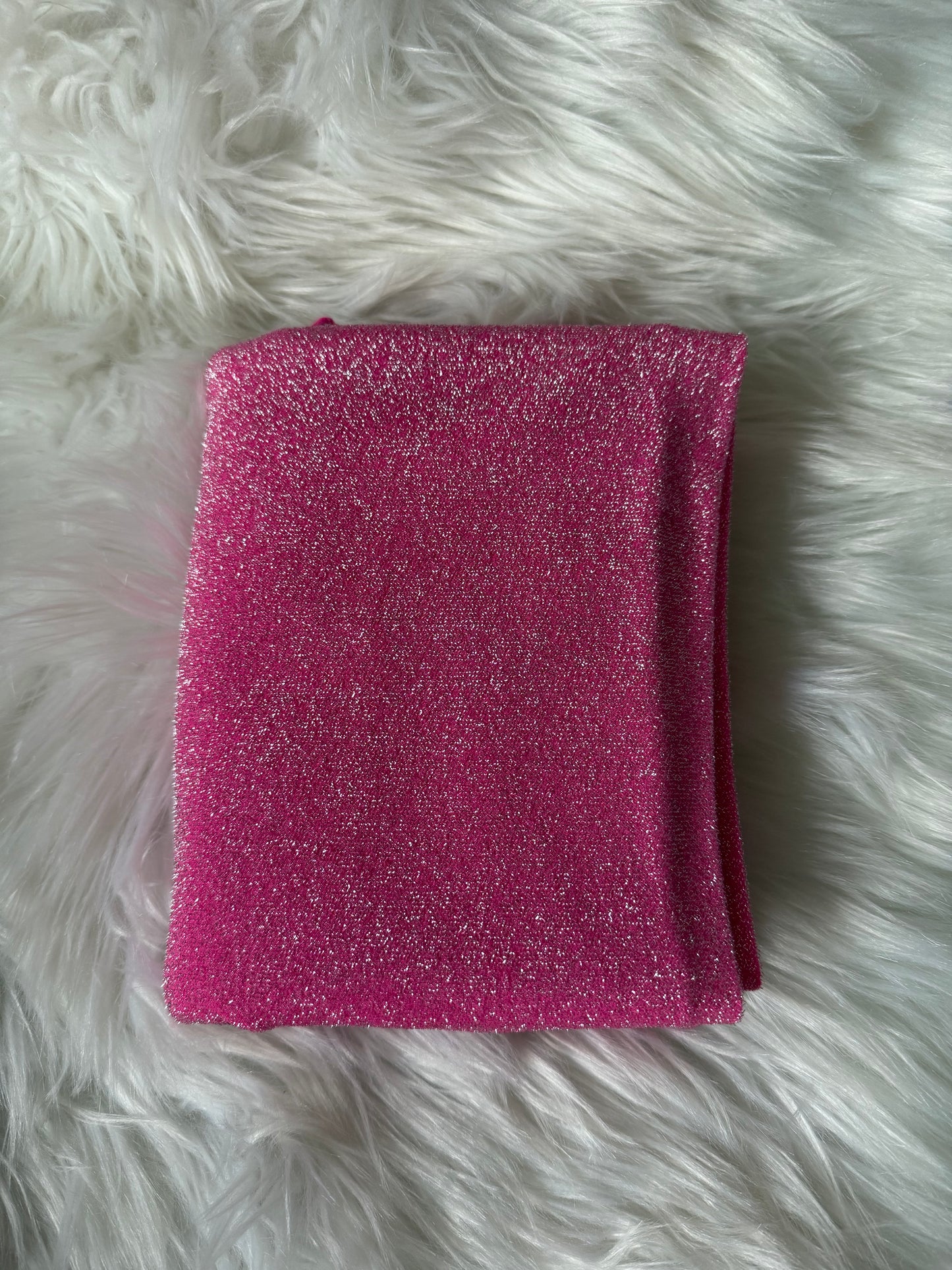 Pink shimmer spandex
