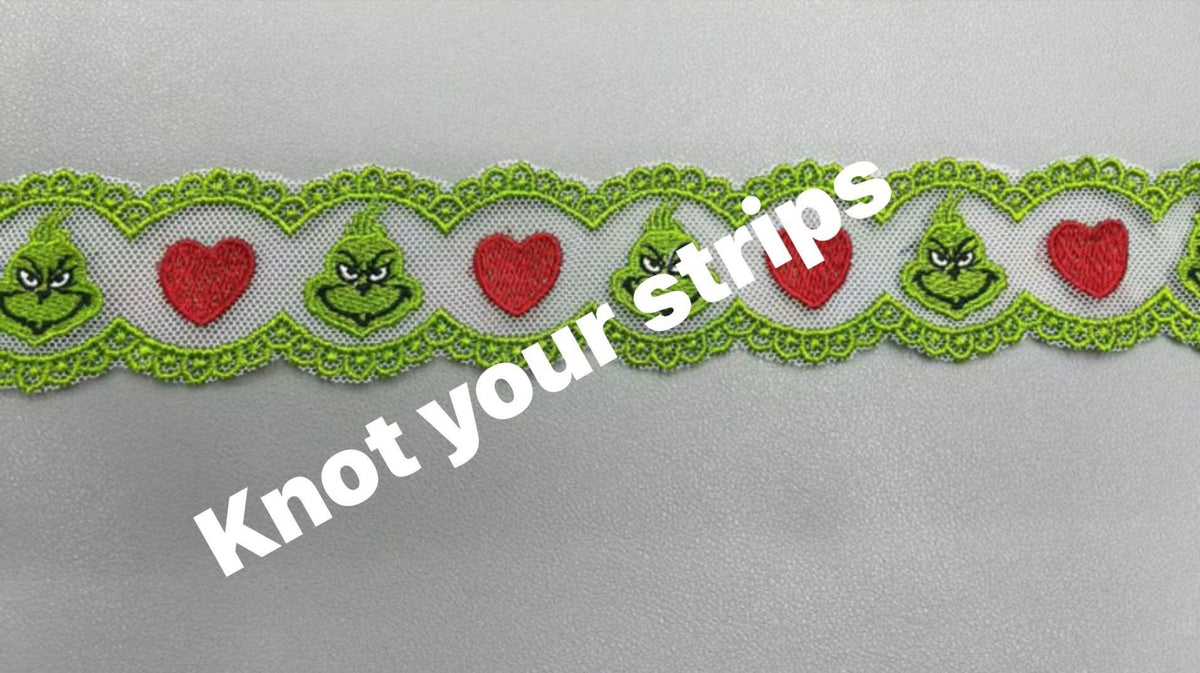 green guy with hearts ( exclusive to knot your strips ) 2nd round 1.7 inch