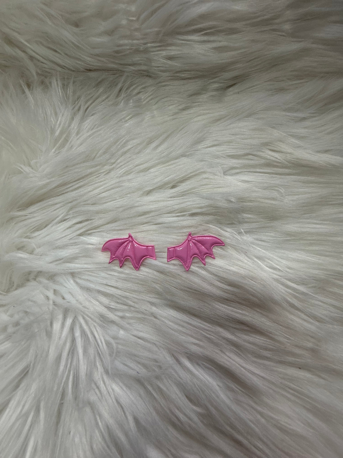Pink bat wings  bow accessories