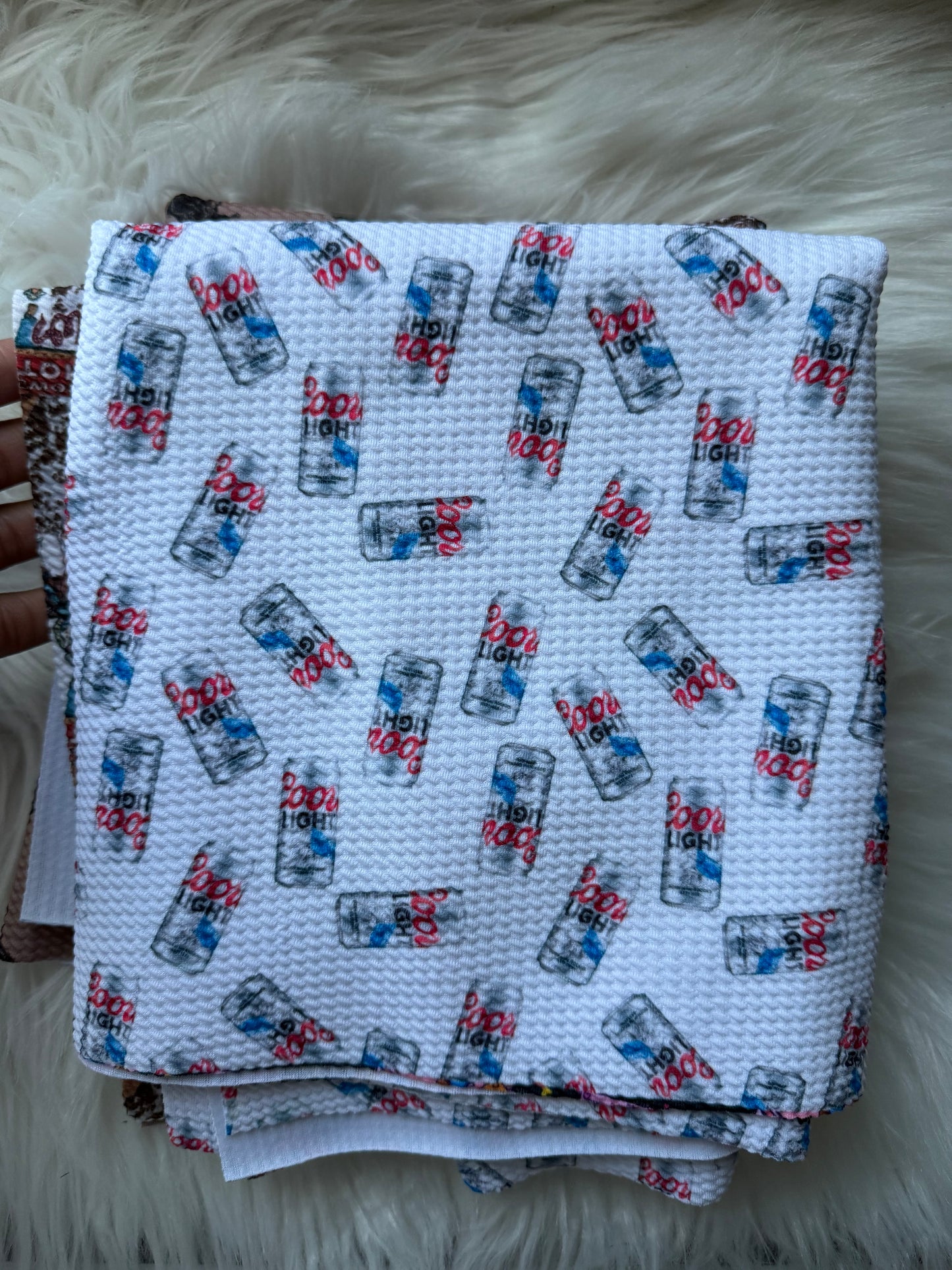 Coors lite bullet half yard