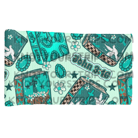 Turquoise and bibles