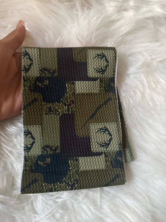 Army patchwork bullet strip