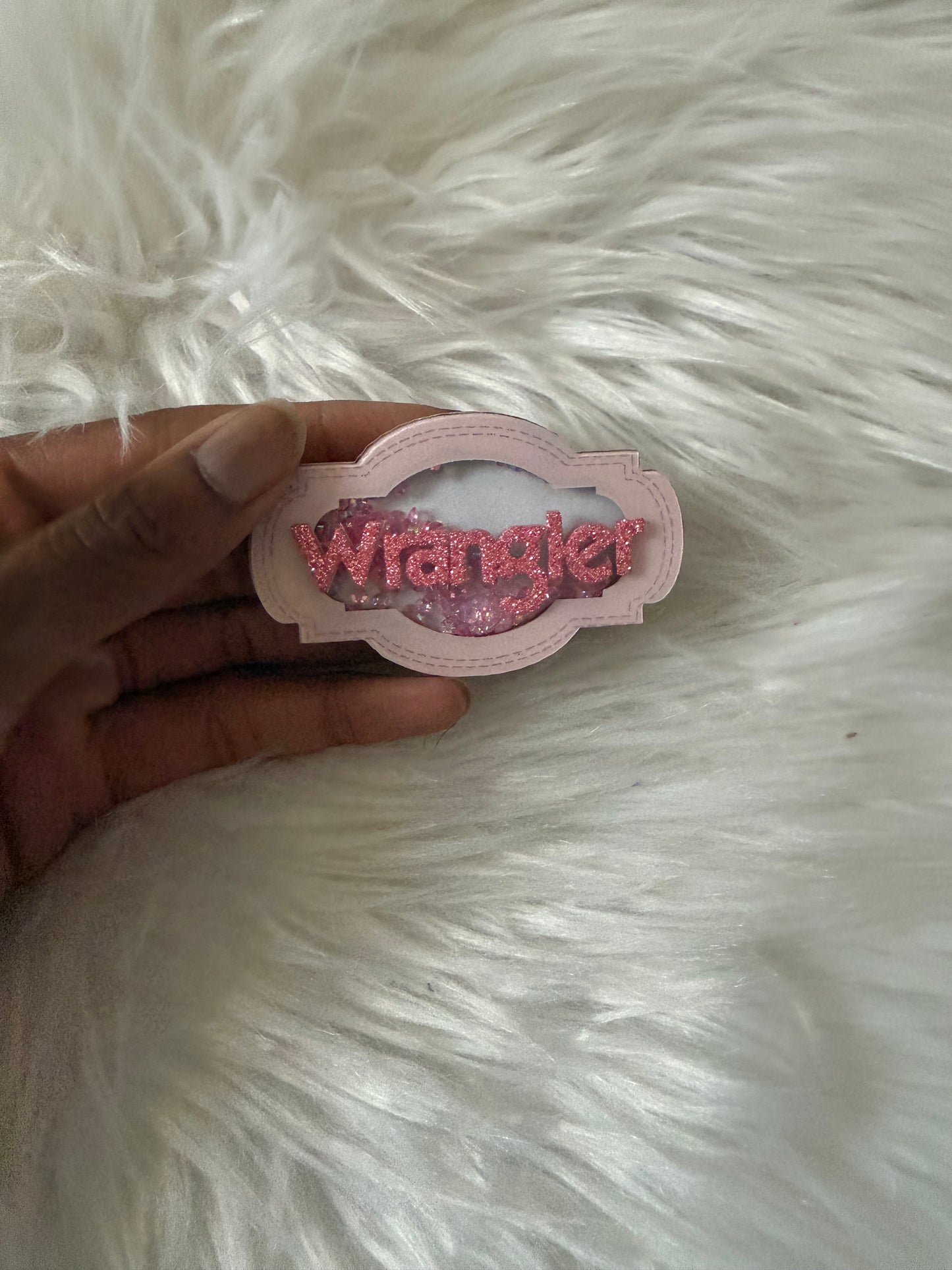 Pink on pink wrangler shaker