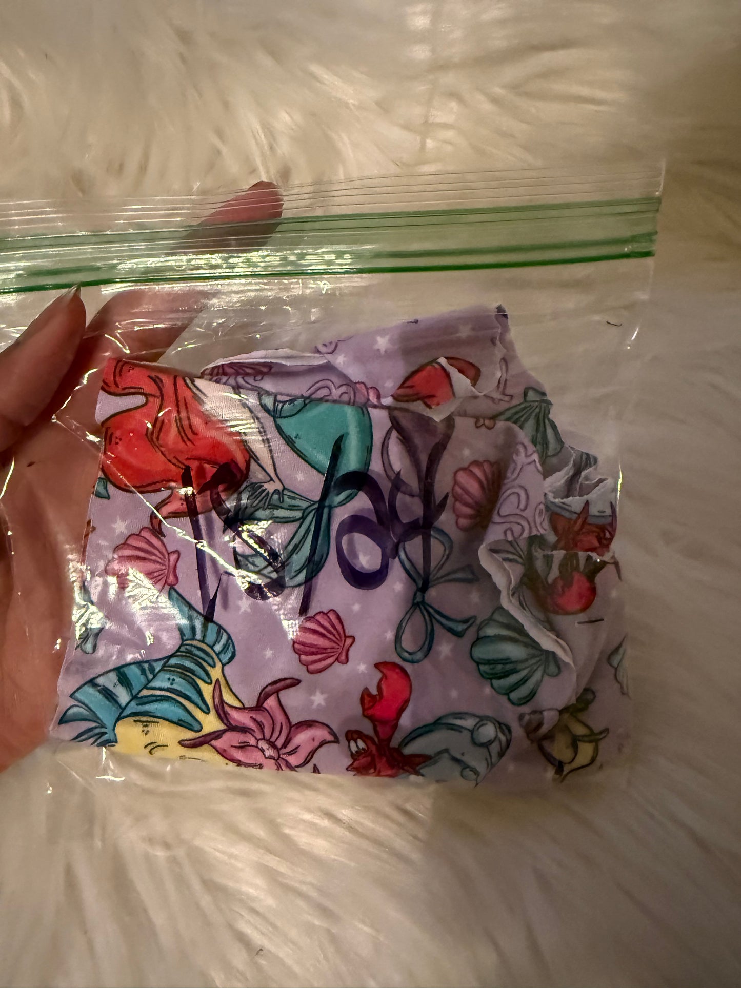 18/24 mermaid bummy precut