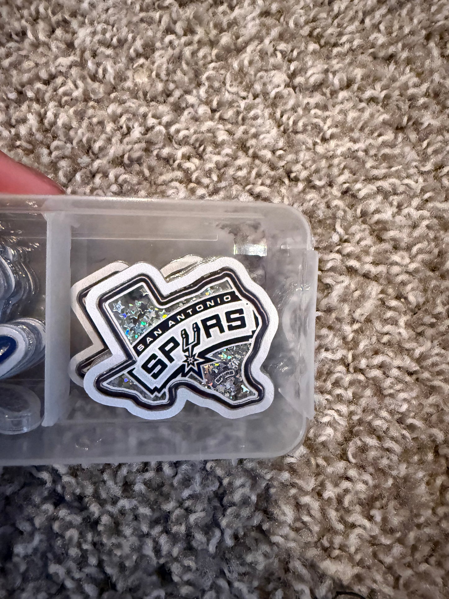 Texas spurs  acrylic shaker