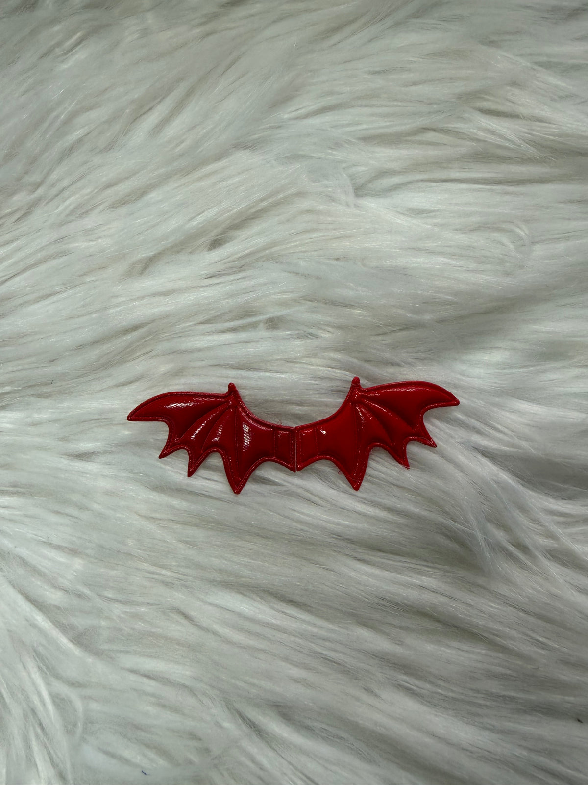 Red bat wings  bow accessories