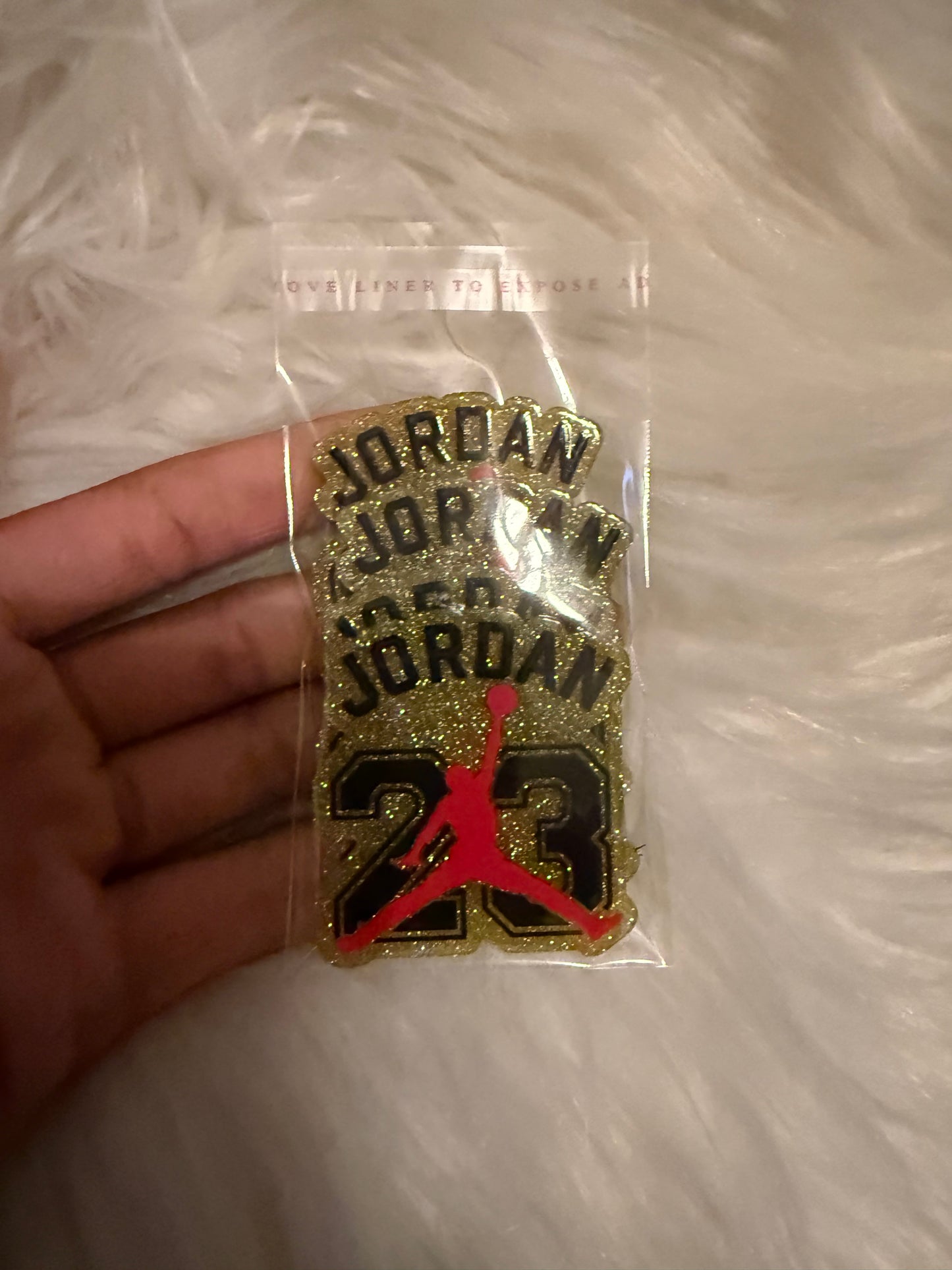 Jordan 23 acrylic flat back