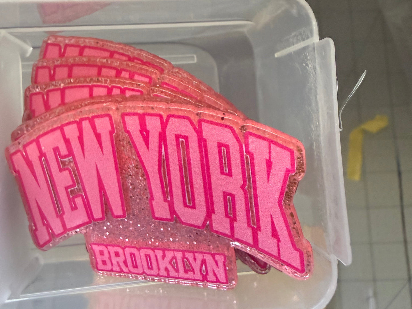 Brooklyn newyork acrylic flat back