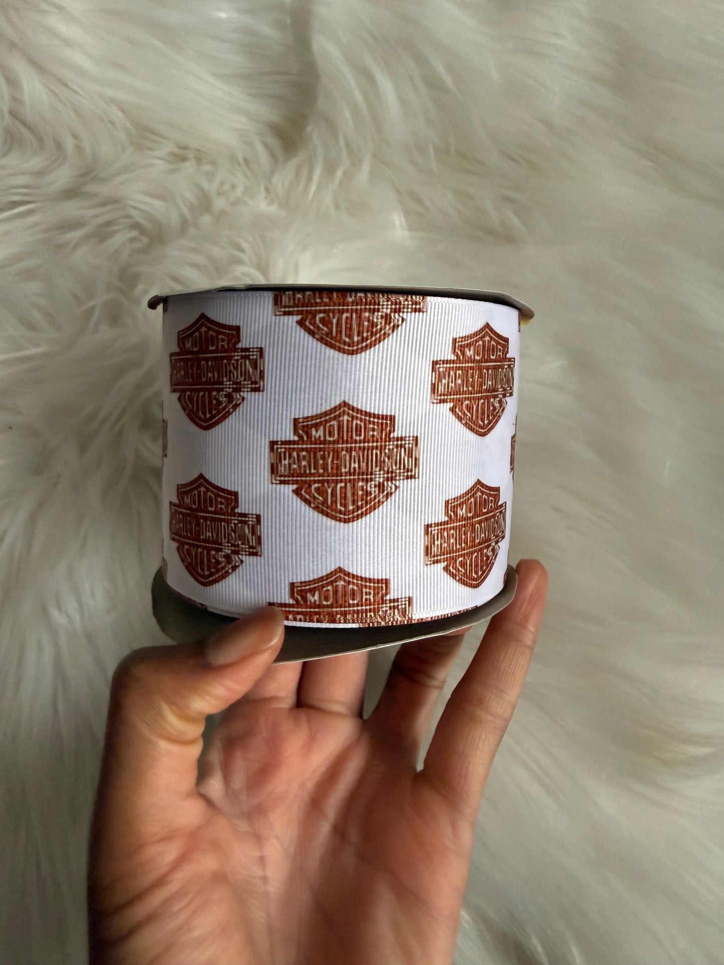 Cheetah Harley 3 inch ribbon