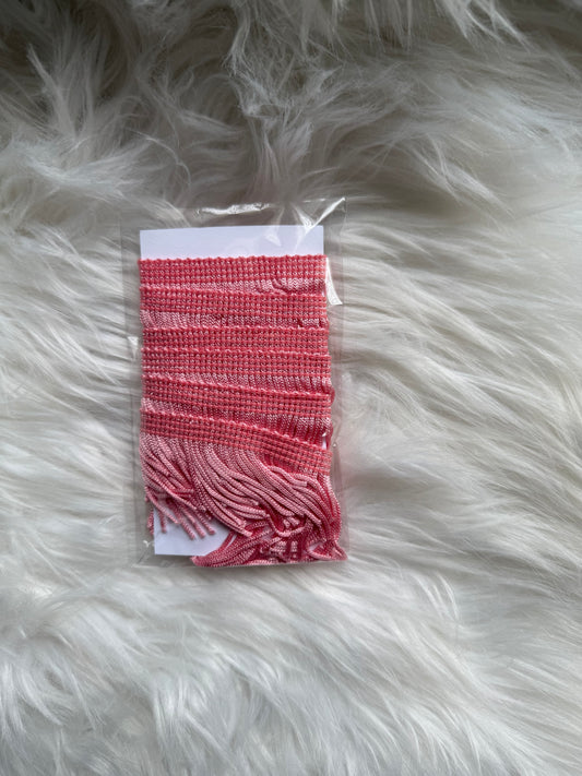 Lite pink   fringe 1 yard precut
