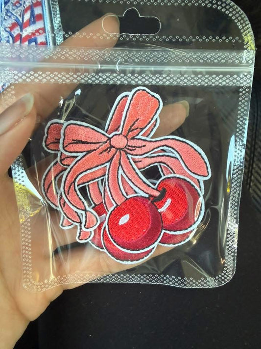 Cherry Embroidery patches
