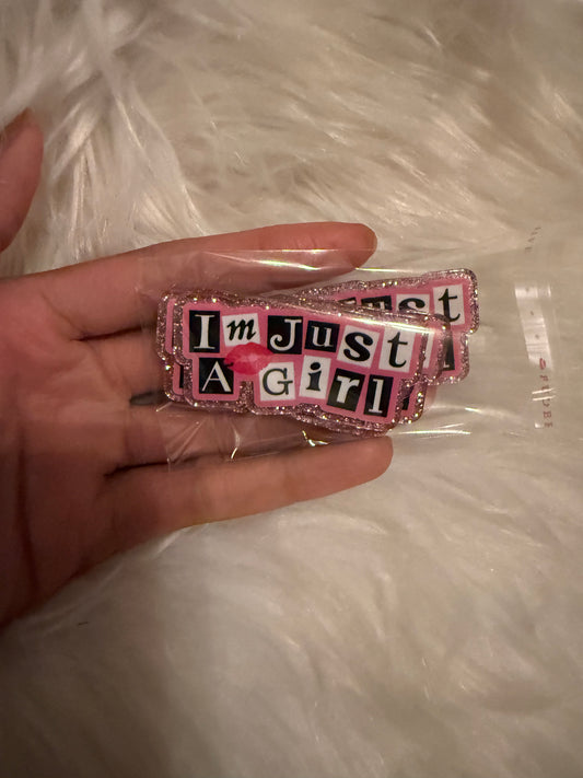 You can’t sit with us acrylic flat back