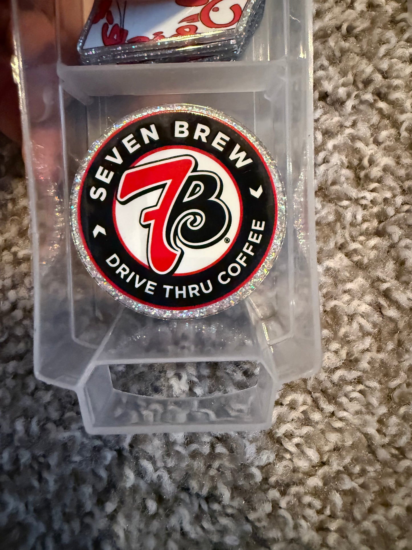 7 brew acrylic flat back