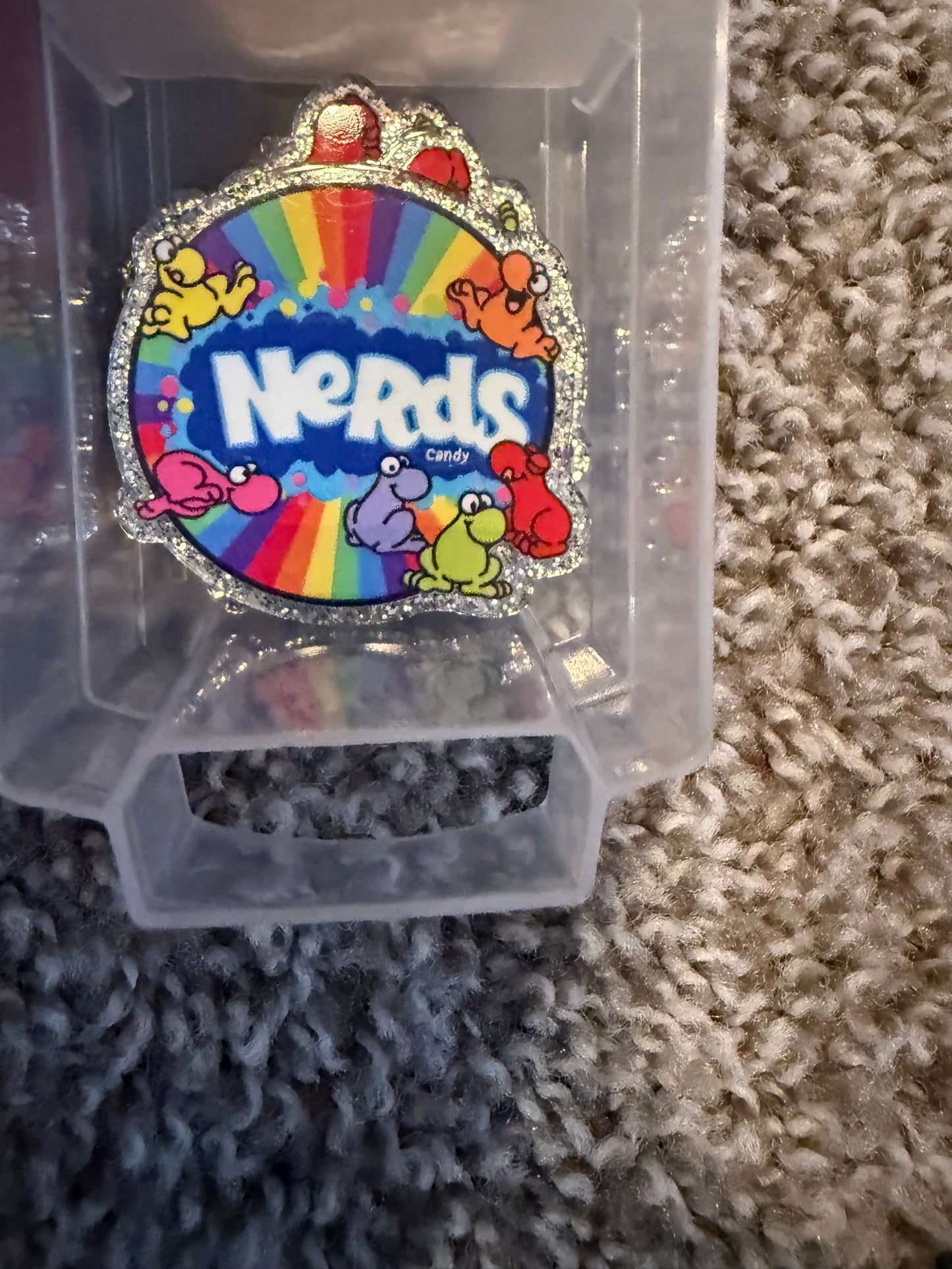 Nerds acrylic flat back
