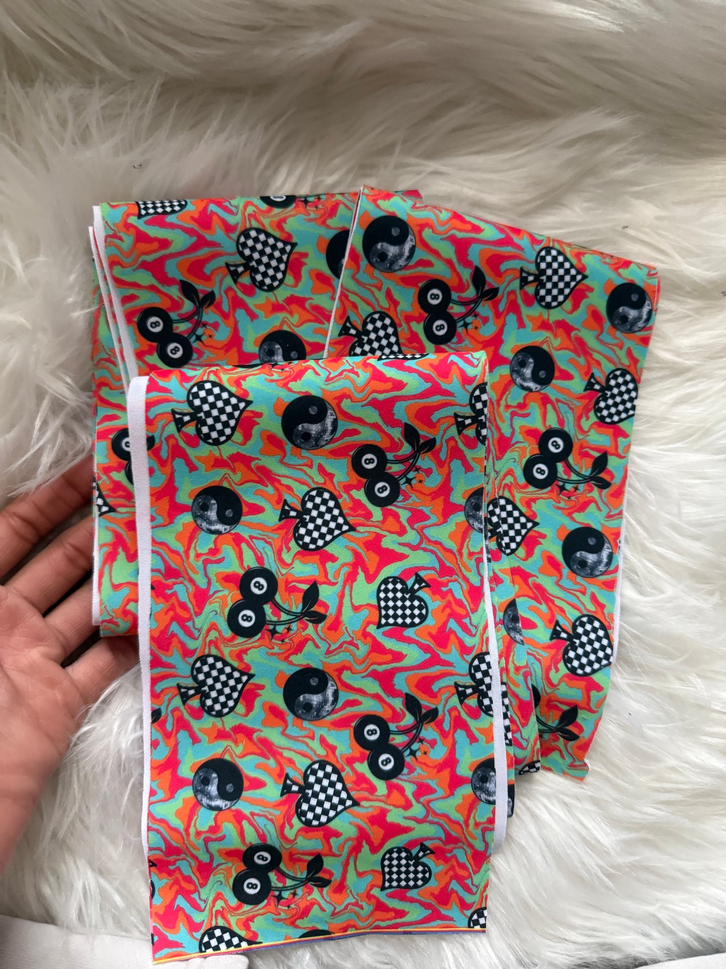 Checkered spaces and die thin scuba strip