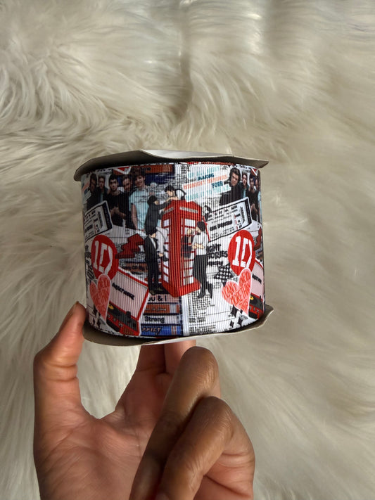 1d collage 3 inch ribbon