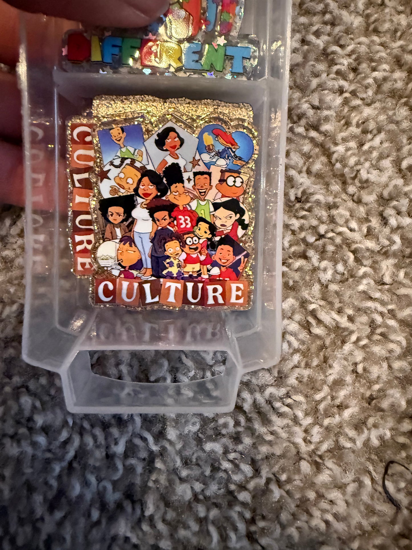 Culuture acrylic flat back