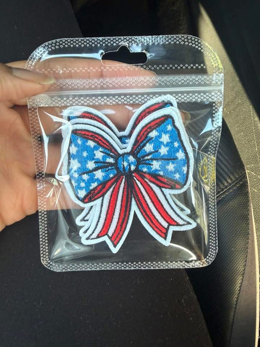 4oj bows Embroidery patches
