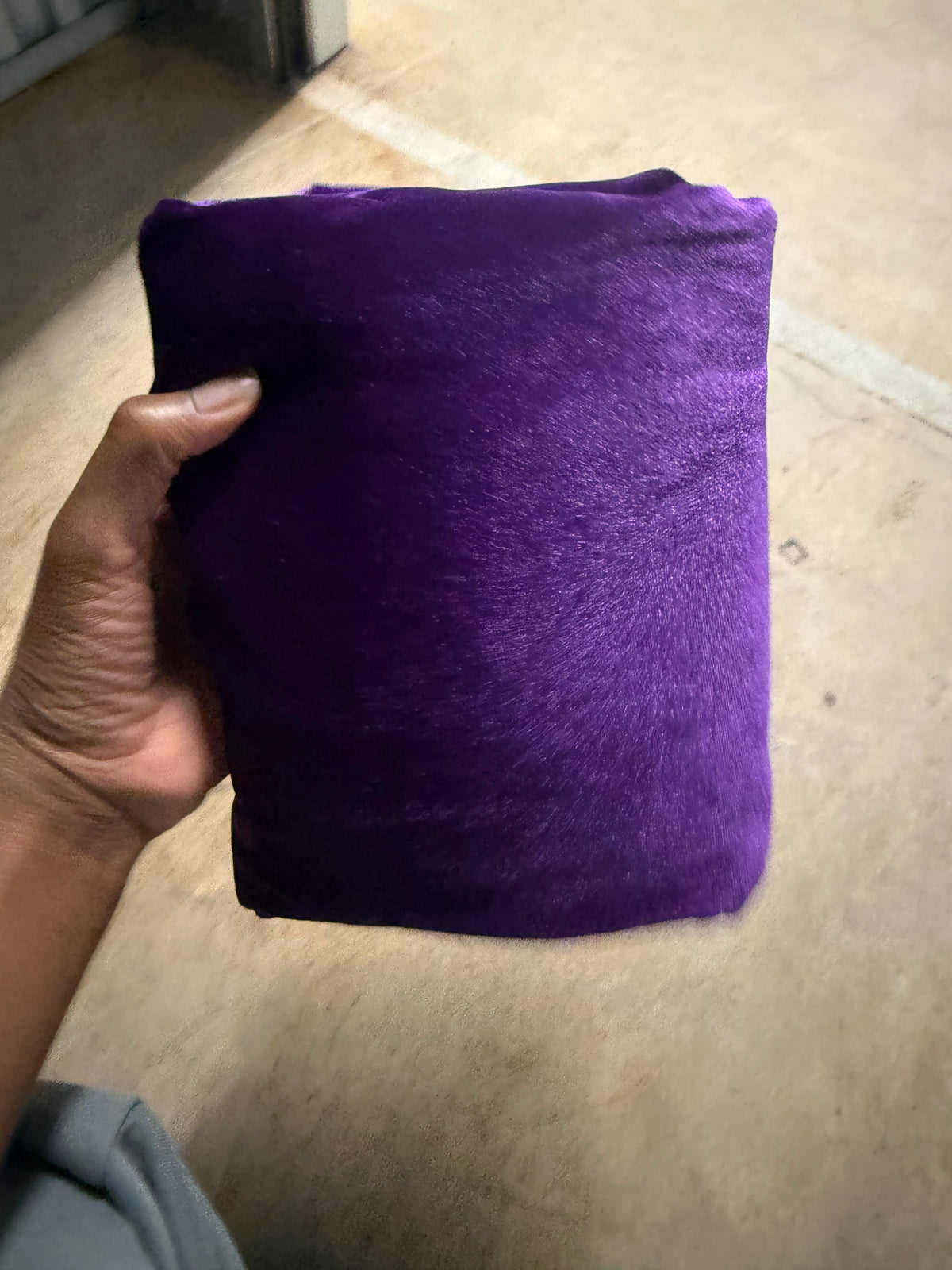 Purple velvet yard