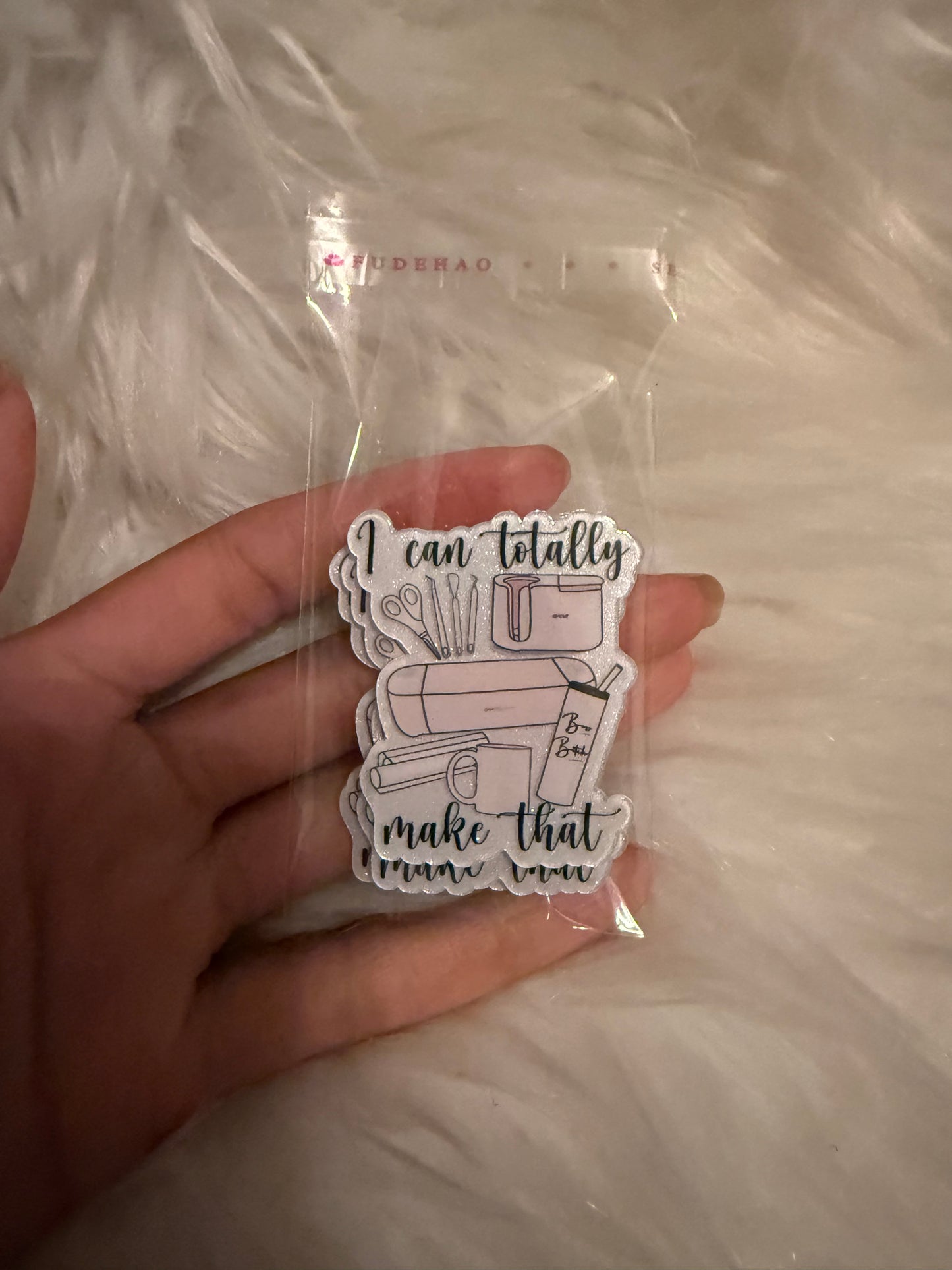 I can totally make that acrylic flat back