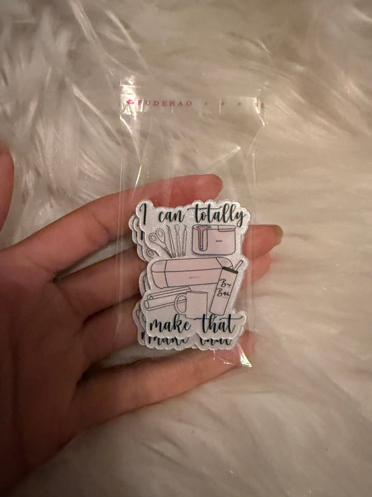 I can totally make that acrylic flat back